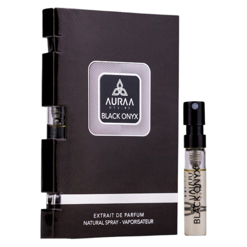 Black Onyx by Auraa Desire - Extract de Parfum Barbati - 2 ml