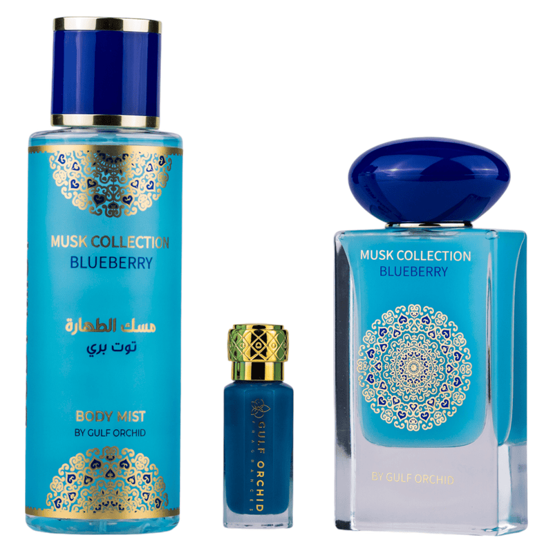 Blueberry by Gulf Orchid - set cadou parfum arabesc dama - 322 ml