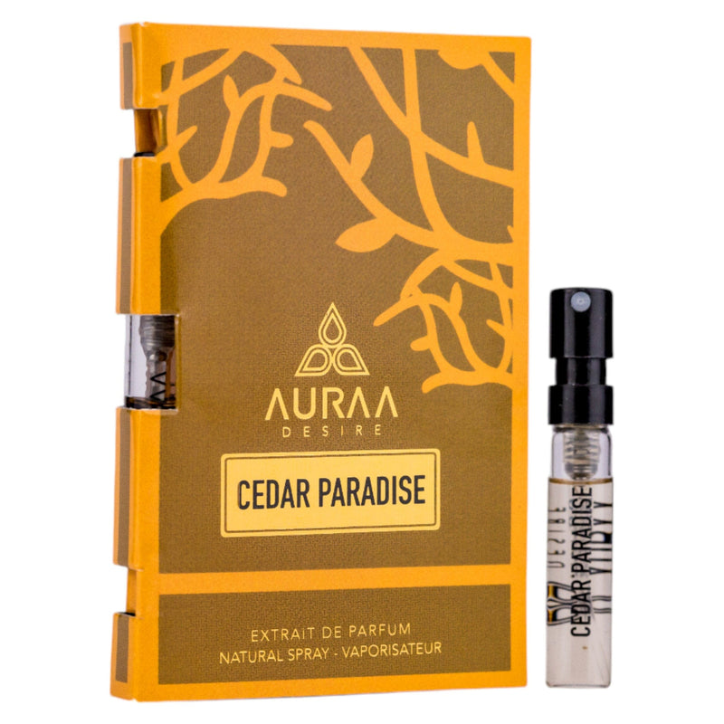 Cedar Paradise by Auraa Desire - Extract de Parfum Barbati - 2 ml