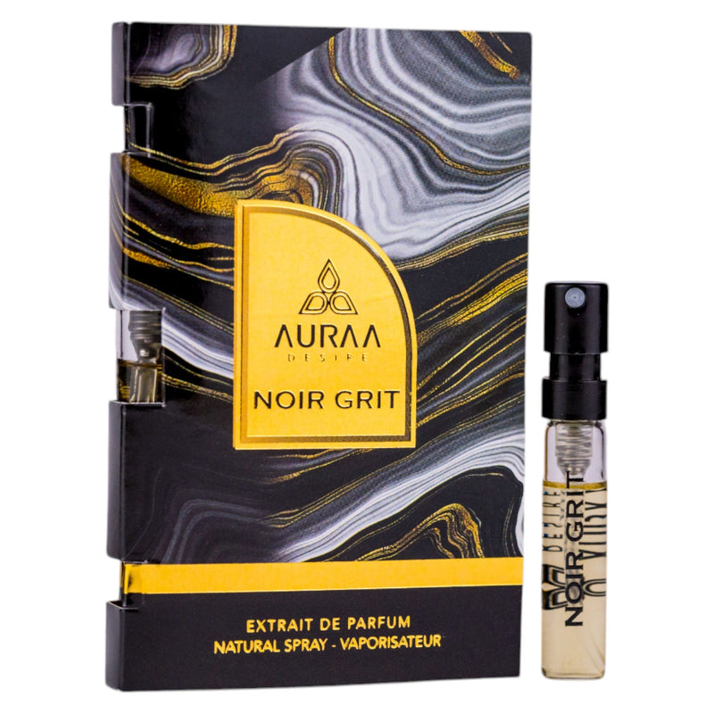 Noir Grit by Auraa Desire - Extract de Parfum Unisex - 2 ml