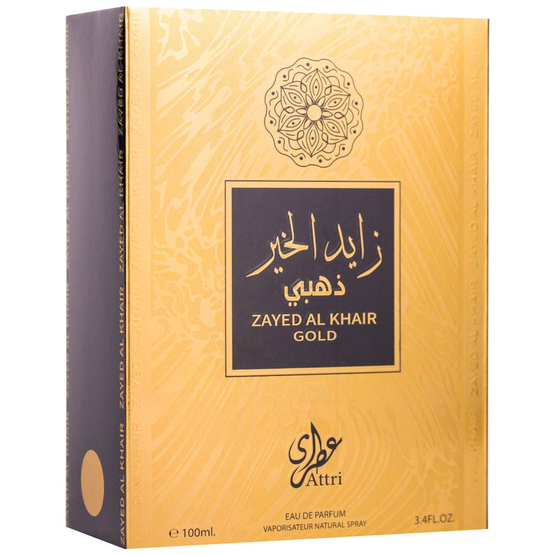 Parfum arabesc pentru barbati Attri Zayed Al Khair Gold - 100ml