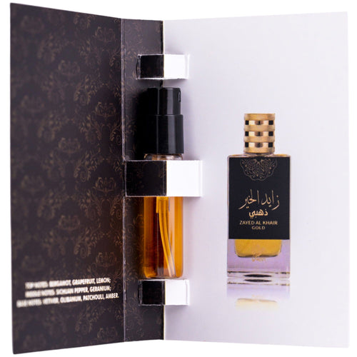 Parfum arabesc pentru barbati Attri Zayed Al Khair Gold - 2ml