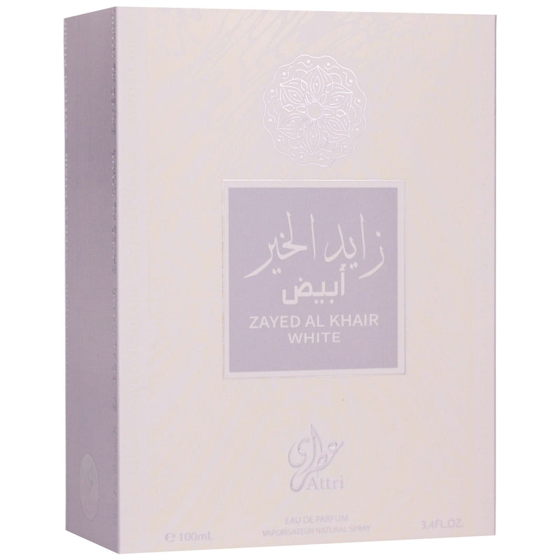 Parfum arabesc pentru barbati Attri Zayed Al Khair White - 100ml