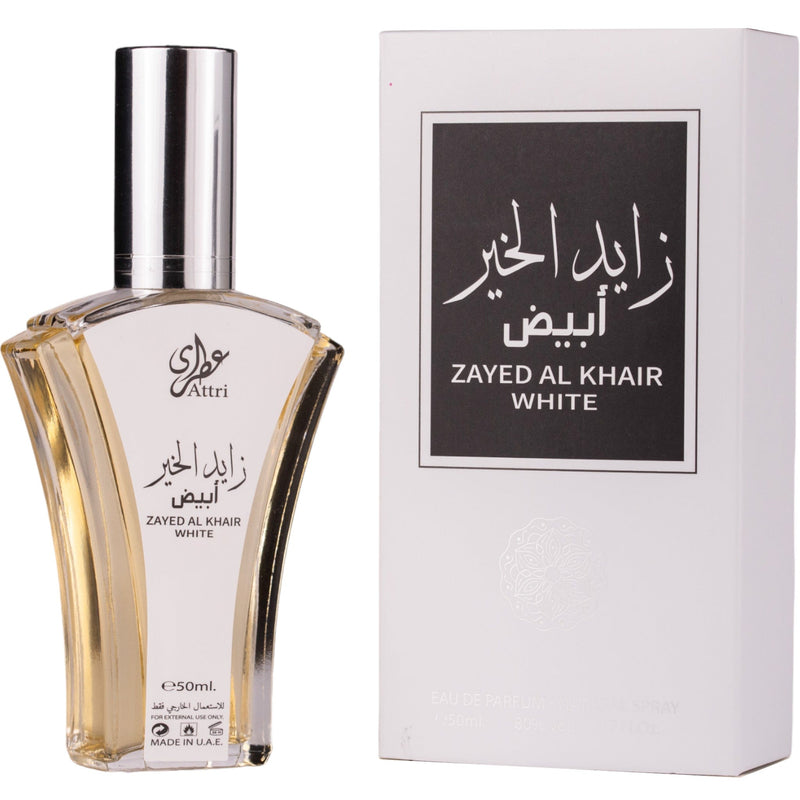 Parfum arabesc pentru barbati Attri Zayed Al Khair White - 50ml