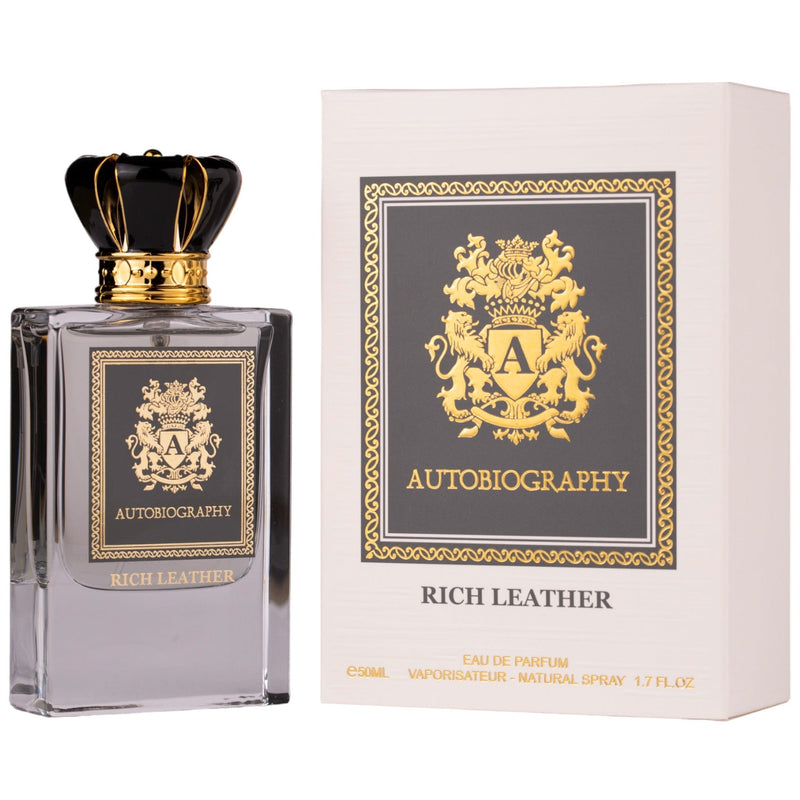 Parfum arabesc pentru barbati Autobiography by Paris Corner Rich Leather - 50ml