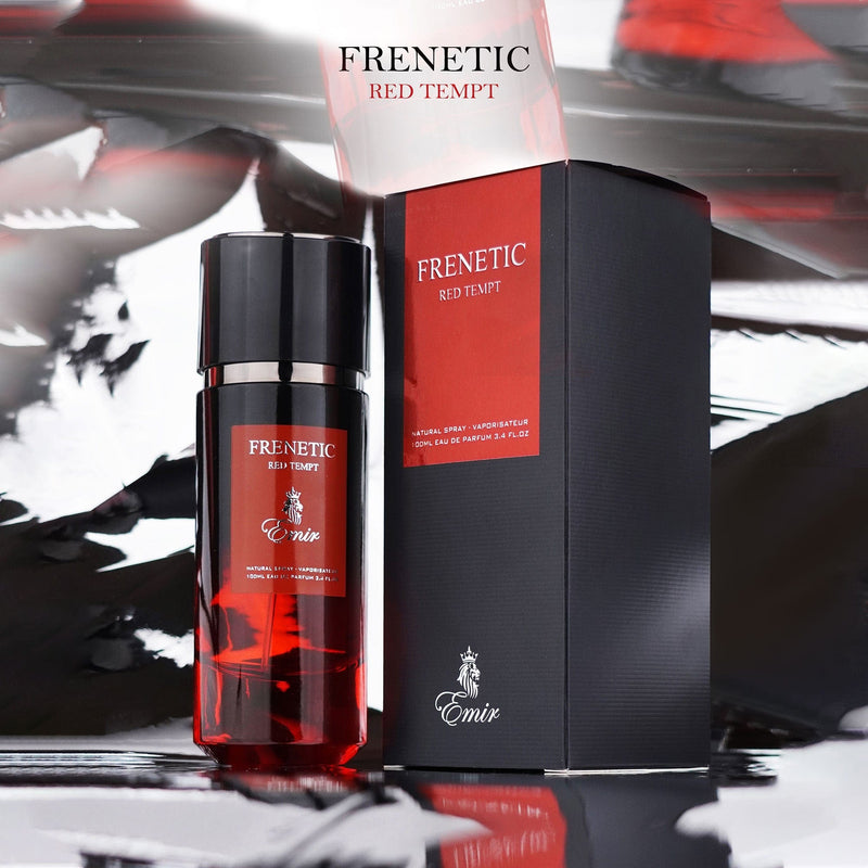 Parfum arabesc pentru barbati Emir by Paris Corner Frenetic Red Tempt - 80ml