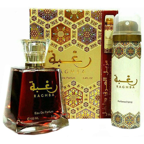 Set cadou unisex Lattafa Perfumes Raghba - 150ml