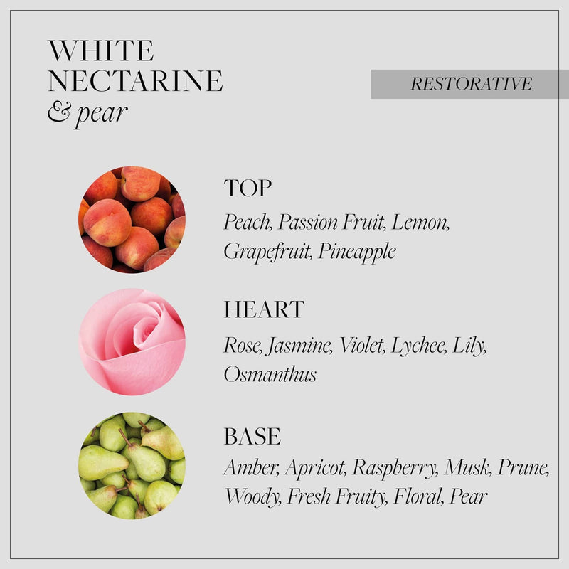 White Nectarine and Pear - Lumanare parfumata 200 g